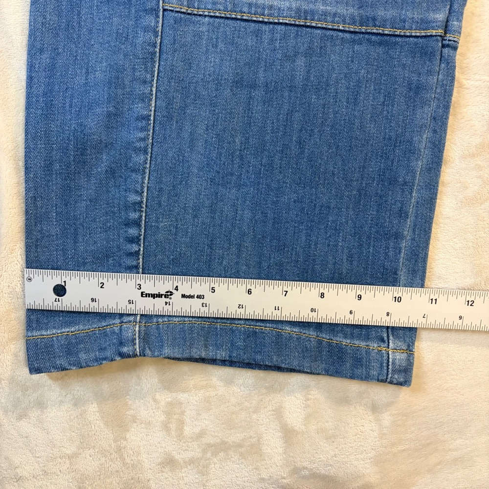 Pilcro Anthropologie Izzie Pull On Barrel Wide Leg Drawstring Jeans Size S - Picture 7 of 10